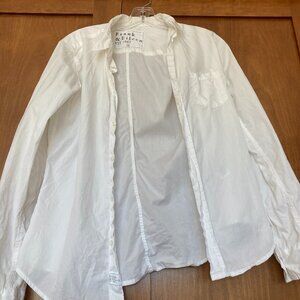 Frank & Eileen White Cotton Blouse